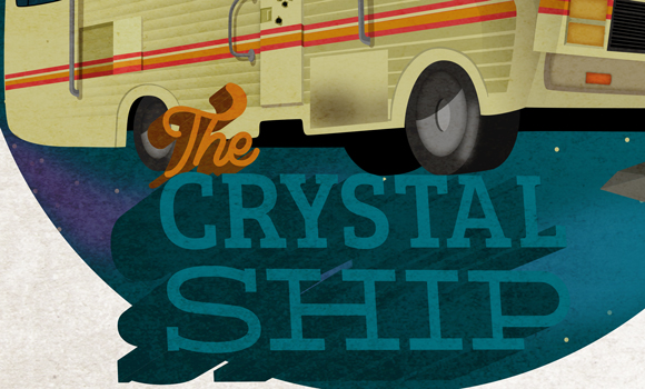 Crystal Ship typography