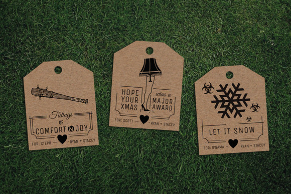 Zombie gift tags