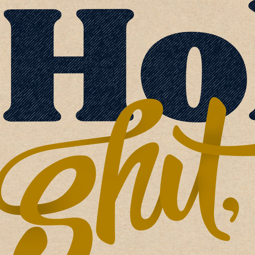 typography closeup