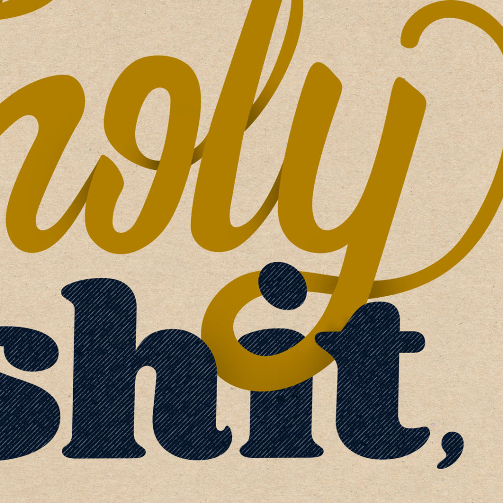 typography closeup